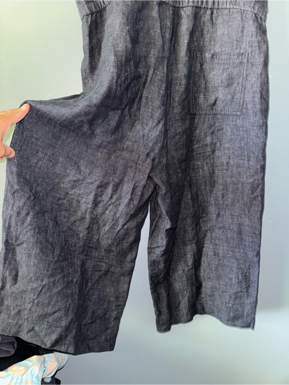 Eileen Fisher jumpsuit overall and organic linen - Picture 9 of 11